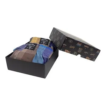 Trenýrky Meatfly pánské boxerky Doug Brown / Blue Gift Pack | Hnědá | Velikost XXL