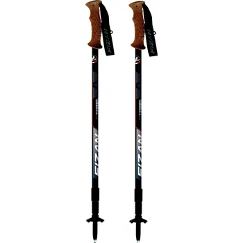 Trekingová hůl FIZAN Tierra Cork šedé 64-140 cm