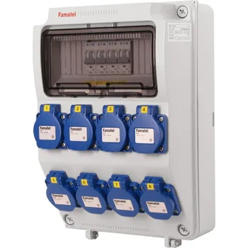 modulární přístroj a rozvaděč FAMATEL Skříň ZSF80000000.0 /3958 zásuvková IP54 V1105-6KA