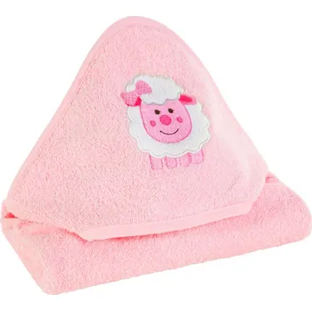 ArtFir Osuška BABY 31 | růžová s ovečkou