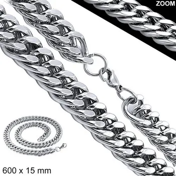 Řetízek Řetízek - Curb Double - 600 x 15 mm - 209.5g