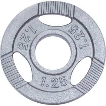 Gorilla Sports Zátěžový kotouč, litinový, 1,25 kg