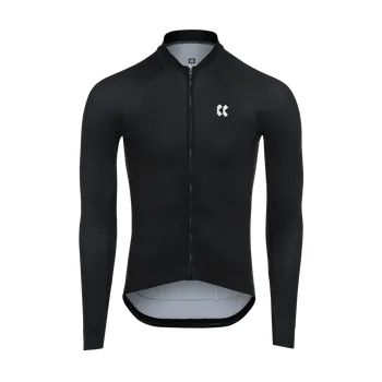 cyklistický dres Kalas Pánsky cyklistický dres PASSION Z3 | Dres dlouhý rukáv TEMPS | black Kalas velikost: 5 (XL)