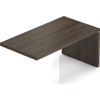 Jednací stůl NABYTEK-DESIGNOVY.CZ - DLB16851 - Manažerský opěrný stůl SOLID, 160/180/200cm, jilm royal