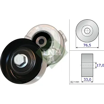 Napínák, žebrovaný klínový řemen INA 534 0341 10