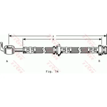 Brzdová hadice Brzdová hadice TRW PHD163