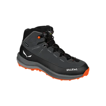 Dětská treková obuv Salewa Dětské trekové boty JR MTN TRAINER 2 MID PTX EU 34, Onyx/Alloy