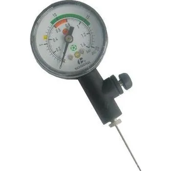 pumpička Měřič tlaku míčů plastový budík