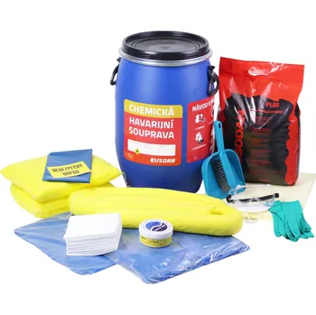 Sorbent Havarijní souprava HSB 60, chemická, 38 l, kanalizační deska