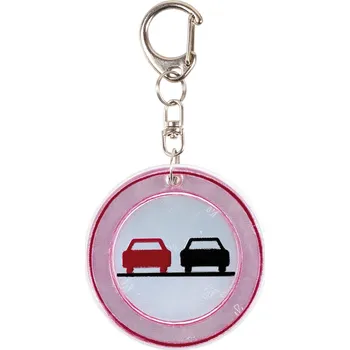 Reflexní přívěsek - Zákaz předjíždění - splňuje EN 13356 | EN 17353