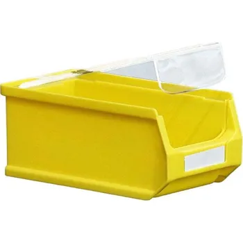 Protiprašná víka pro plastové zásobníky STORAGE (d x š: 158 x95 mm), balení 10 ks