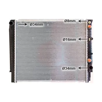 Autodíl Chladič, chlazení motoru VAN WEZEL 59002062