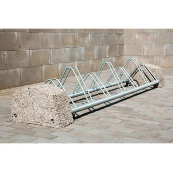 stojan na kolo Stojan pro 7 kol s betonovými bočnicemi + doprava zdarma