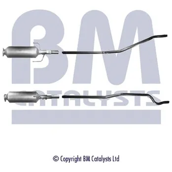 Filtr pevných částic Filtr sazových částic, výfukový systém BM CATALYSTS BM11019