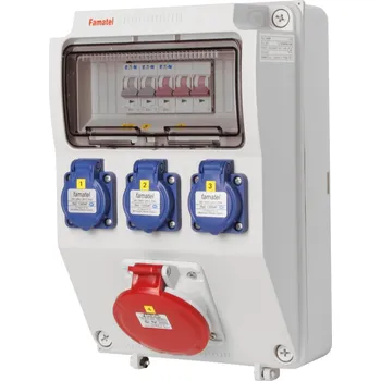 modulární přístroj a rozvaděč FAMATEL Skříň ZSF30001000.0 /3958 zásuvková IP44 V213