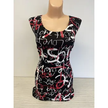 Dámská tunika topy a tílka, Barva Červená, Velikost XXXL56, Materiál 96% Viskoza 4% Lycra