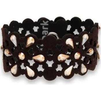 Náramek Náramek se Swarovski Elements krystaly hnědý Daisy B2300MOGS Golden Shadow