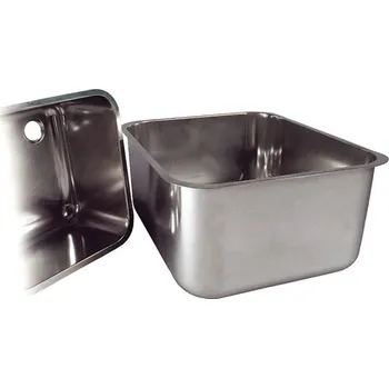 Nerezový dřez Dřez s plochým okrajem 400x290x200 levý