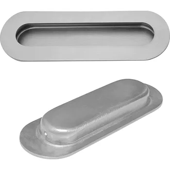 Nábytkové kování Onpira Nerezová zápustná úchytka - oválná Model: A