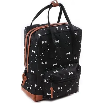 Dětský batoh KIDZROOM Stylový batoh Black & White Bows