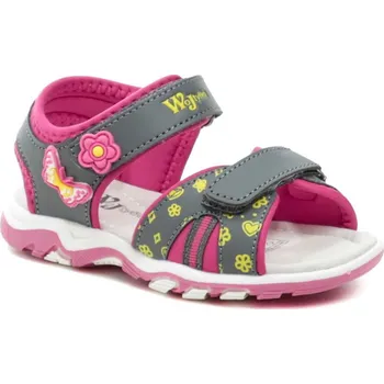 Dívčí sandály Wojtylko 1S23727F šedo růžové dětské sandálky EUR 22