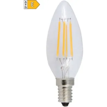 Žárovka LED Filament Candle žárovka čirá C35 7W/230V/E14/6000K/900Lm/360°
