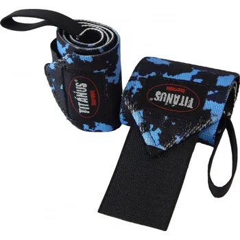 TITANUS bandáže zápěstí (modrý maskáč)