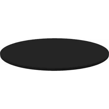 Stolová deska Pracovní deska stolu, kulatá 800 mm, barva černá
