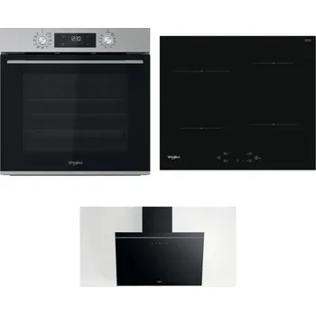 Set domácích spotřebičů WHIRLPOOL OMK58CU1SX + WHIRLPOOL WS Q2760 BF + WHIRLPOOL AKR 62F LT K