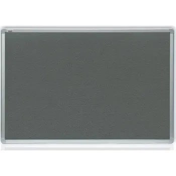 Kancelářský nábytek Textilní tabule v hliníkovém rámu 1200 x 900 mm, šedá plsť