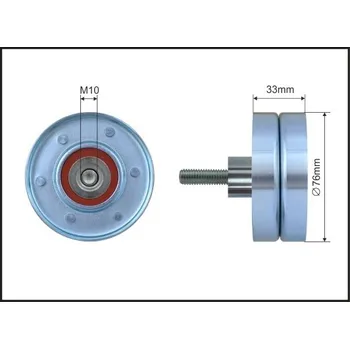 Auto-moto Vratná/vodicí kladka, klínový žebrový řemen Caffaro 500286
