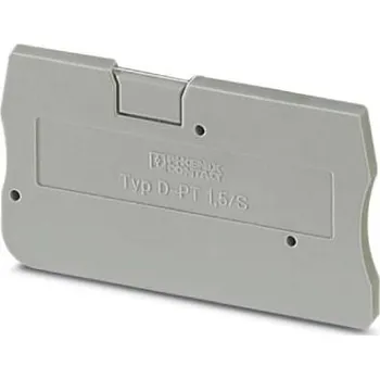 Rozvaděč PHOENIX CONTACT PHOENIX Kryt D-PT 1,5/S zakončovací 3208142