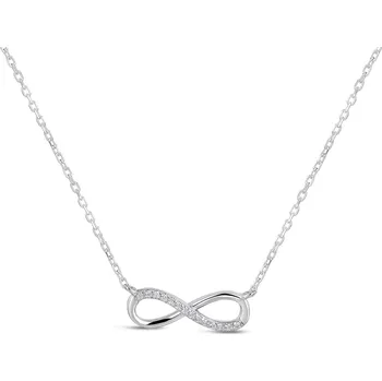 Náhrdelník NUBIS® Střibrný náhrdelník nekonečno - NB-2146
