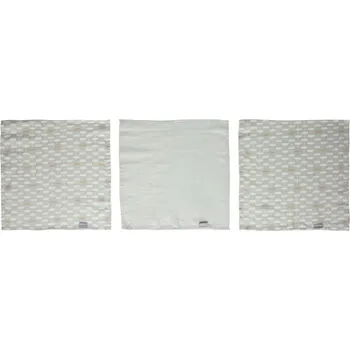 Bebe-Jou Mušelínová žínka na obličej 3ks Riverside" "Barva:zelené|Druh:mycí žínky|Eko:ano|Vzor:Riverside|Značka:Bébé-jou|