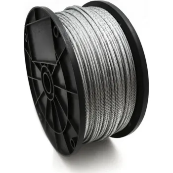 Železářství ADOBY Ocelové lano EN12385-4/6x19/6mm