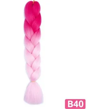 Jumbo cop - dvoubarevný příčesek do vlasů Varianta: B40