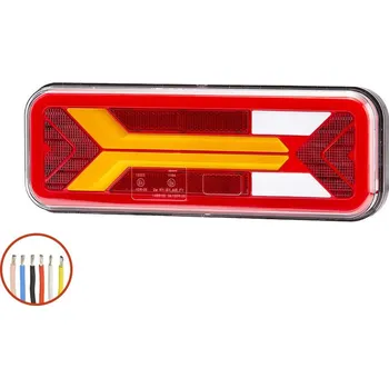 Zadní světlomet Zadní LED svítilna s dynamickou směrovkou s kabelem LEVÁ