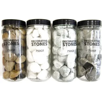 Velikonoční dekorace Kameny dekorační přírodní 750 g 4ASS