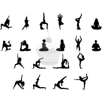 Jedlá dekorace na dort Caketools Jedlý papír "Joga" A4