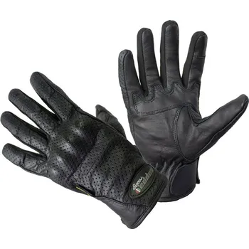 Moto rukavice Cappa Racing Rukavice moto MASS CE kožené krátké černé 3XL