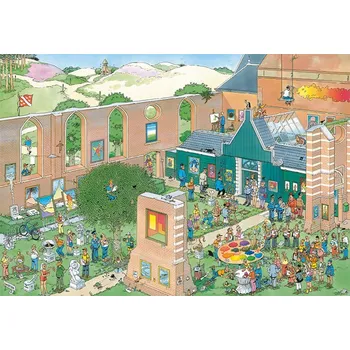 Dětské zboží Puzzle Jumbo Umělecký trh, 2000 dílků + k objednávce puzzle zdarma
