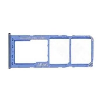 Pouzdro na mobilní telefon Xiaomi Samsung Galaxy A21s SIM tray modrý, držák, šuplík GH98-45392C