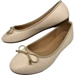Pretty Dámské růžové baleríny Barva: Béžová, Velikost: 38