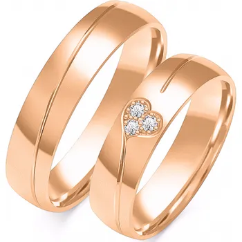 Prsten SOFIA zlatý pánský snubní prsten ZSB-104MRG