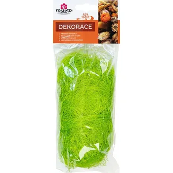 umělá květina Sisálové vlákno Rosteto 30 g světle zelené