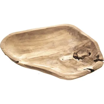 Mísa týkové dřevo 35x20x4 cm