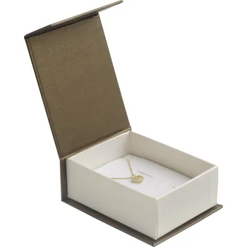 Dárková krabička Šperky4U Dárková krabička na soupravu hnědá, magnetické zavírání - KR0382-BR