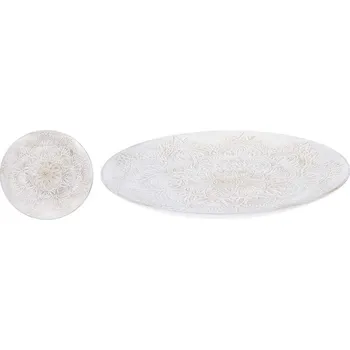 Tác dřevo bílý/zlatý pr. 30cm