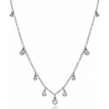 Náhrdelník SOFIA stříbrný náhrdelník se zirkony CAMN21066-CZ-SS