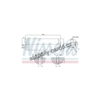 Chladič motoru Vysoušeč klimatizace NISSENS 95148